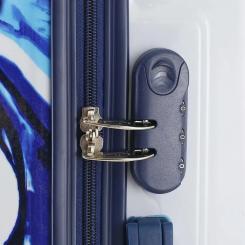 Чемодан Semi Line Print 20" S White/Blue Фото 6