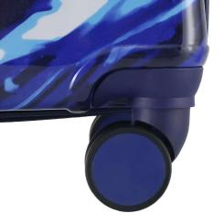 Чемодан Semi Line Print 20" S White/Blue Фото 7