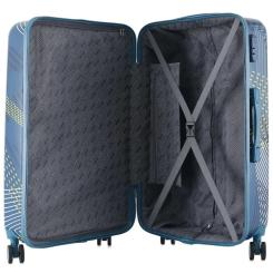 Чемодан Semi Line Pattern 28" L Blue Фото 5