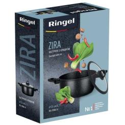 Кастрюля Ringel Zira з кришкою низька 4.1 л Фото 5
