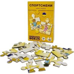 Пазл JoyBand набор Спортсмены 36 элементов Фото 1