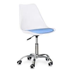 Офисное кресло Evo-kids Capri White / Blue Фото