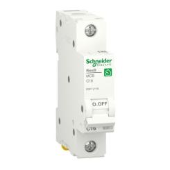 Автоматический выключатель Schneider Electric RESI9 6kA 1P 16A C Фото