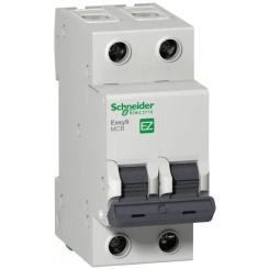 Автоматический выключатель Schneider Electric Easy9 2P 6A C Фото