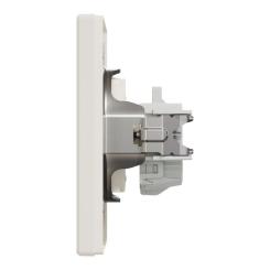 Розетка Schneider Electric ASFORA без заземлення крем Фото 3