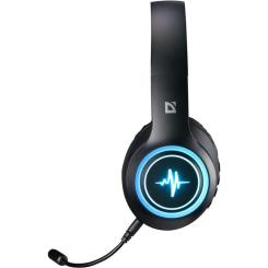 Наушники Defender FreeMotion B571 Bluetooth LED Black Фото 1