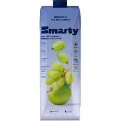 Сок Smarty Яблочно-виноградный 1л Фото