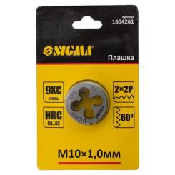 Плашка Sigma М10x1.0мм Фото 2