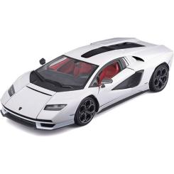 Машина Bburago Lamborghini Countach LPI 800-4 (белая, 1:24) Фото