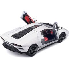 Машина Bburago Lamborghini Countach LPI 800-4 (белая, 1:24) Фото 4