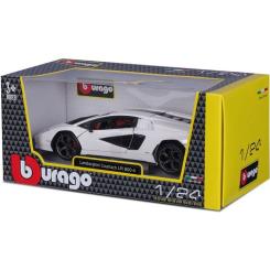Машина Bburago Lamborghini Countach LPI 800-4 (белая, 1:24) Фото 6