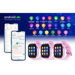 Смарт-часы GARMIX PointPRO-300 4G/GPS/WIFI/VIDEO CALL PURPLE Фото 2