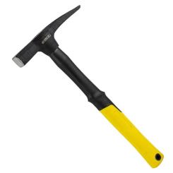 Молоток Sigma каменщика с киркой 450г фиберглассовая ручка Фото 1