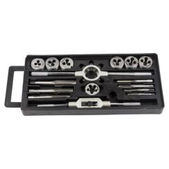 Набор метчиков и плашек Sigma 16 предм., пластиковий кейс Фото 1