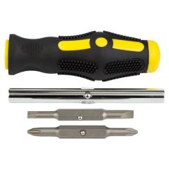 Набор отверток Sigma с двухсторонними битами 4в1 + адаптер CrV Фото 7