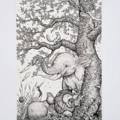 Лайнер Sakura Pigma Micron (0.1) 0,25 мм Фиолетовый Фото 9