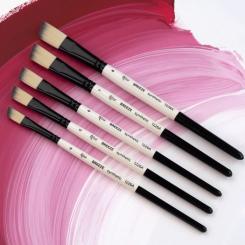 Кисточка для рисования Rosa Синтетика кутова, BREEZE 1226А, №0 Фото 2