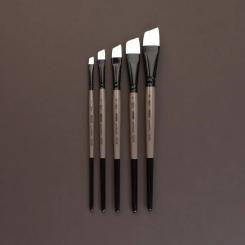 Кисточка для рисования Rosa Синтетика кутова, MOON 1203A, №0 Фото 2