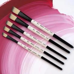 Кисточка для рисования Rosa Синтетика овальна, BREEZE 1226FR, №5 Фото 5