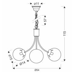 Люстра Candellux Dani Фото 1