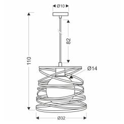 Люстра Candellux AKITA Фото 1