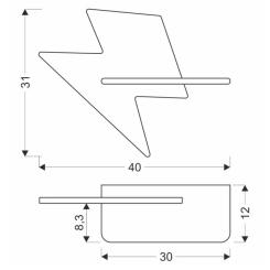 Светильник Candellux LIGHTNING Фото 1
