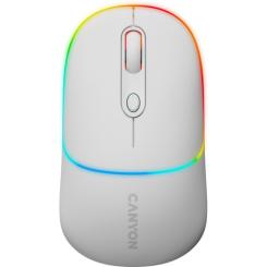 Мышка Canyon MW-22 Dual Band RGB Wireless Snow White Фото