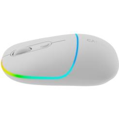 Мышка Canyon MW-22 Dual Band RGB Wireless Snow White Фото 3