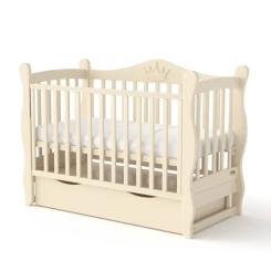 Кроватка Angelo Angelo LUX- 10 (крем) 120х60 Фото