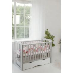 Кроватка Angelo LUX-11 (серый) 120x60 Фото 3