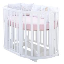 Кроватка Angelo трансформер 7-в-1 (белый) Фото