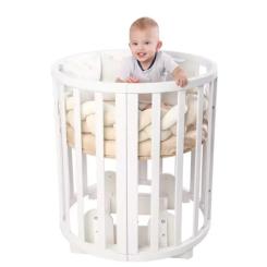 Кроватка Angelo трансформер 7-в-1 (белый) Фото 2