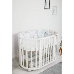 Кроватка Angelo трансформер 7-в-1 (белый) Фото 5