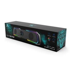 Акустическая система Aula N-169B Led USB Black Фото 3