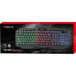 Клавиатура Xtrike ME KB-306 LED USB UA Black Фото 6