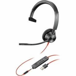 Наушники Poly BlackWire C3315-M USB-A HS Mono Фото
