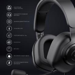 Наушники GamePro HS590B Black Фото 10