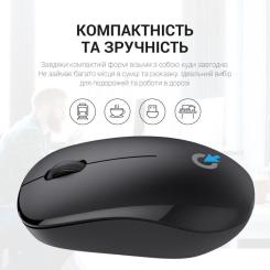 Мышка OfficePro M183 Wireless Black Фото 8