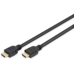 Кабель мультимедийный Digitus HDMI M to HDMI M 1.0m 8K Фото
