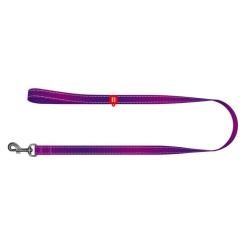 Поводок для собак WAUDOG Nylon Mono, світловідбивний S фіолетовий Фото 2