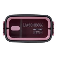 Ланч-бокс детский Kite двойной с наполнением 1400 мл, розовый Фото 6