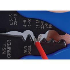 Съемник изоляции KING TONY для зачистки, резки и обжима Фото 2