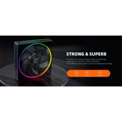 Кулер для корпуса ID-Cooling AF-127-ARGB-K TRIO Фото 8