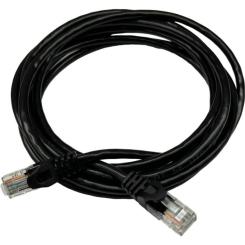 Патч-корд GEAR 1.5м UTP cat.5e, CU, 24AWG, black Фото 1