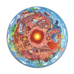 Пазл Hape круглый Подземный мир 36 элементов Фото 1