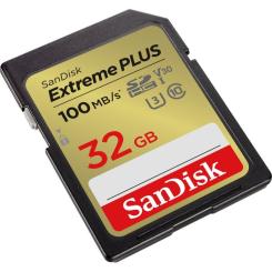 Карта памяти SanDisk 32GB SDXC class 10 Extreme PLUS Фото 1