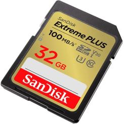 Карта памяти SanDisk 32GB SDXC class 10 Extreme PLUS Фото 2