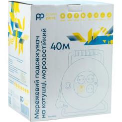 Сетевой удлинитель PowerPlant JY-20022/40, 40м Фото 1