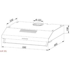 Вытяжка кухонная Grunhelm GVP 251 I Фото 1