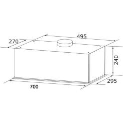 Вытяжка кухонная GRANADO Palamos 4713-1200 Black glass Фото 7